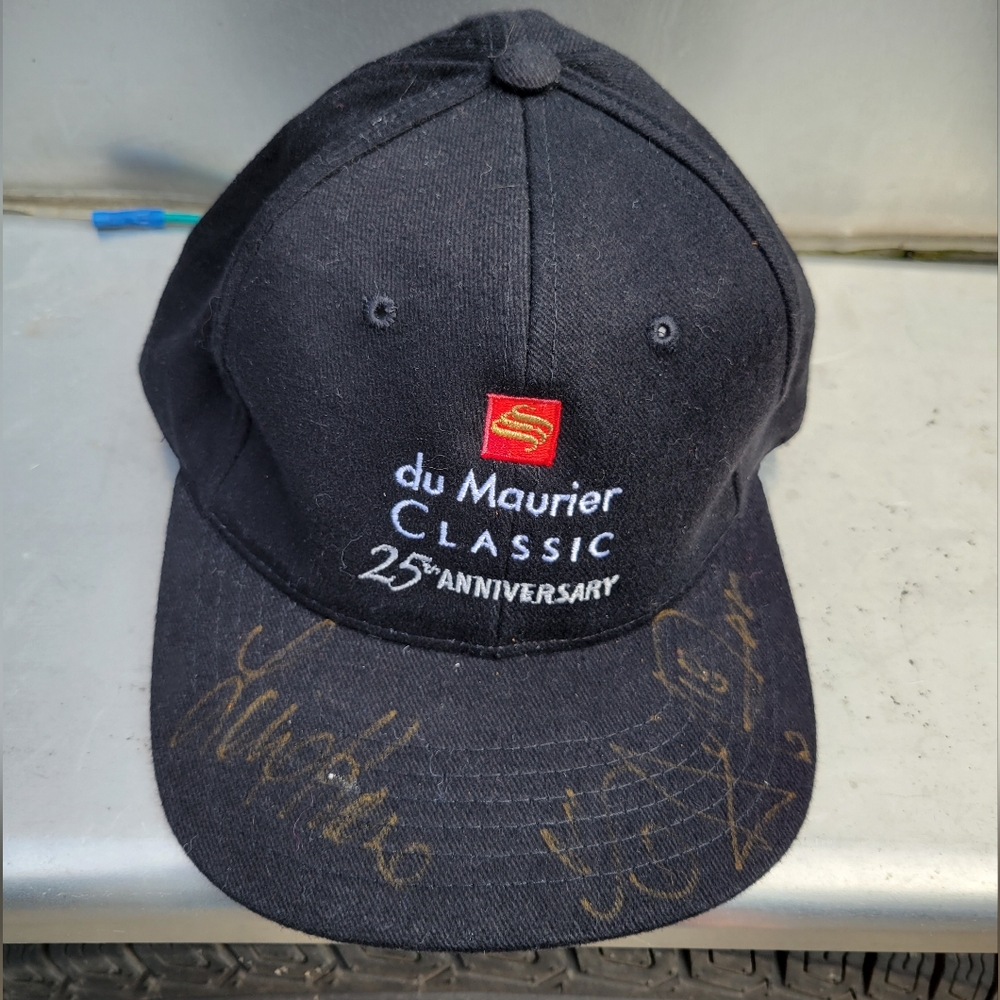 du Maurier Classic 15th anniversary signed golf hat. Essex golf and coun…